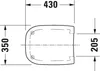 Duravit WC-Sitz D-CODE ohne Absenkautomatik weiß Produktbild-Vorschau 16