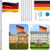 UISEBRT Mât de drapeau en aluminium stable 6,5m y compris Voir les images du produit 1