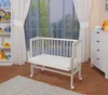 WALDIN Baby Beistellbett mit Matratze und Nestchen, Holz Produktbild-Vorschau 2