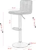 Hela Tische, 2er Set Barhocker Amanda II - Bezug Samtvelour Produktbild-Vorschau 7