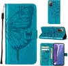 Galaxy Note 20 4G Hülle, Schmetterling Prägung Flip Leder Produktbild-Vorschau 1