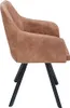 riess-ambiente Retro Design Stuhl LUCCA vintage braun Produktbild-Vorschau 8