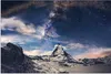 MuchoWow® Poster Milchstraße über dem Matterhorn in der Produktbild-Vorschau 1