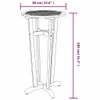 vidaXL Tavolo bar da giardino Ø60x105 cm in legno massiccio Anteprima dell’immagine prodotto 13