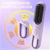 Mini Glättbürste & Lockenstyler, 4000mAh Akku, Glätteisen Produktbild-Vorschau 2