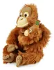 Plyšový orangutan s miminkem 28 cm Eco-f. Náhled obrázku produktu 2