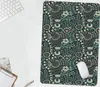 MuchoWow® Mauspad Mousepad Blumen - Blau - Muster 40x60 cm Produktbild-Vorschau 6