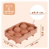 Blumtal Eiswürfelformen Silikon 3er Set - 6er Eiswürfelform Produktbild-Vorschau 4