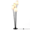 COSTWAY 4-flammige Stehlampe 160cm mit Fußschalter, Produktbild-Vorschau 1