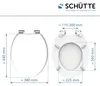 Deska sedesowa SCHÜTTE WHITE drewniany rdzeń Podgląd zdjęcia produktu 7