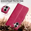 Hülle für iPhone 17, Klapphüllen Brieftasche Leder Produktbild-Vorschau 7