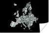 MuchoWow® Poster Karte - Europa - Geld 60x40 cm - Produktbild-Vorschau 1