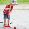 JOIEYOU Jeu de croquet Set de croquet en bois pour 4 Voir les images du produit 3