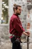 Mittelalterhemd Rot "Ansbert" XXL Produktbild-Vorschau 3