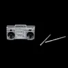 Puppenstuben Radio | Modernes Puppenhaus Zubehör 1:12 Produktbild-Vorschau 2