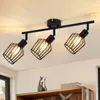 ZMH Deckenlampe Schwarz 3 Flamming E14 Deckenstrahler Produktbild-Vorschau 1