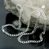 Kette 4,6mm flache Panzerkette mit Muster Silber 925 55cm Produktbild-Vorschau 1