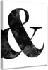 Leinwandbild symbol auf weißem hintergrund 60x90 cm Feeby Produktbild-Vorschau 1