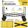 Sekey Bollerwagen Faltbar Offroad, 160L Handwagen belastbar Produktbild-Vorschau 4