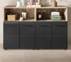 Badezimmer Kommode Set "Cover" in schwarz matt und Nox Produktbild-Vorschau 2
