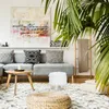 Sgabello con gambe in legno RD25735, bianco Anteprima dell’immagine prodotto 2