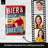 Retro Blechschilder Grillen - Bier und GRILLEN immer eine Produktbild-Vorschau 8