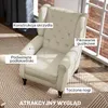 Fotel uszak HOMCOM z podłokietnikami, fotel wypoczynkowy z Podgląd zdjęcia produktu 4