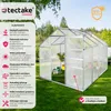 Hliníkový skleník bez základů - 250 x 185 x 195 cm Náhled obrázku produktu 3