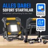 LED Baustrahler Arbeitsstrahler 50W 5000K tageslichtweiß Produktbild-Vorschau 6