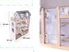 Aga Drevený domček pre bábiky s nábytkom 80cm Náhľad obrázku produktu 9