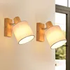 ZMH Wandlamp, houten wandlamp, 2-delig, wandspots E14, Productafbeelding-voorbeeld 1