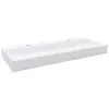A white rectangular sink on a white background. Anteprima dell’immagine prodotto
