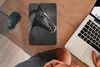 MuchoWow® Mauspad Mousepad Pferd - Tiere - Schwarz - Weiß - Produktbild-Vorschau 3