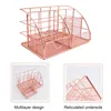Mesh Metall Stiftehalter Schreibtisch, Platzsparendes Büro Produktbild-Vorschau 3