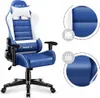 A gaming chair shown from the front-left with close-up details on the sides. Anteprima dell’immagine prodotto