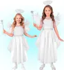 Kostüm "Engel" für Kinder | Weiß Silber | Kleid, Flügel und Produktbild-Vorschau 6