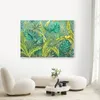 Leinwandbild Monstera-Blätter 90x60 Feeby Grün bild für die Produktbild-Vorschau 2