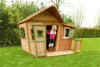 AXI Crooked Lisa Playhouse Brown/green, na zemi stojaci Náhľad obrázku produktu 1