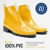 Ladeheid Damen Kurze Gummistiefel LA-930 (Gelb, 39) Produktbild-Vorschau 2