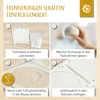 Bieco Baby Abdruckset Bilderrahmen | 3D Gipsabdruck Baby Produktbild-Vorschau 3