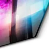 DEQORI Glasbild Echtglas 55x48 cm 'Mikrofon in Szene Produktbild-Vorschau 5