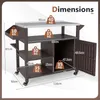 GOPLUS Grillwagen Outdoor, BBQ Grilltisch mit großer Produktbild-Vorschau 5