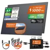 Solarway®️ 1000Wp / 800W Balkonkraftwerk komplett Steckdose Produktbild-Vorschau 1