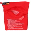 A red potato microwave bag with instructions and warnings printed on it. Produktbild-Vorschau