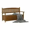 Kondela Gartenbank mit Stauraum Amula 150 cm - Braun Produktbild-Vorschau 7