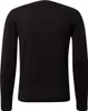 The back of a black long-sleeved sweater. Produktbild-Vorschau