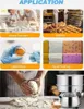 Collage showing various applications of a sieve machine. Náhled obrázku produktu