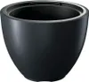 A dark, sleek planter shown from a slightly elevated diagonal angle. Náhled obrázku produktu