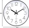 Wanduhr, Wanduhren, Küchenuhr, 3D Ziffern 30cm Lautlos Produktbild-Vorschau 7