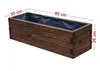 Houten plantenbak, 80 cm – bloembak voor balkon en terras, Productafbeelding-voorbeeld 2